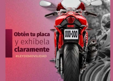 Ahora en Puebla está prohibido circular en motocicletas con placas alteradas u ocultas total o parcialmente.  Mejoremos juntos la seguridad pública y vial.