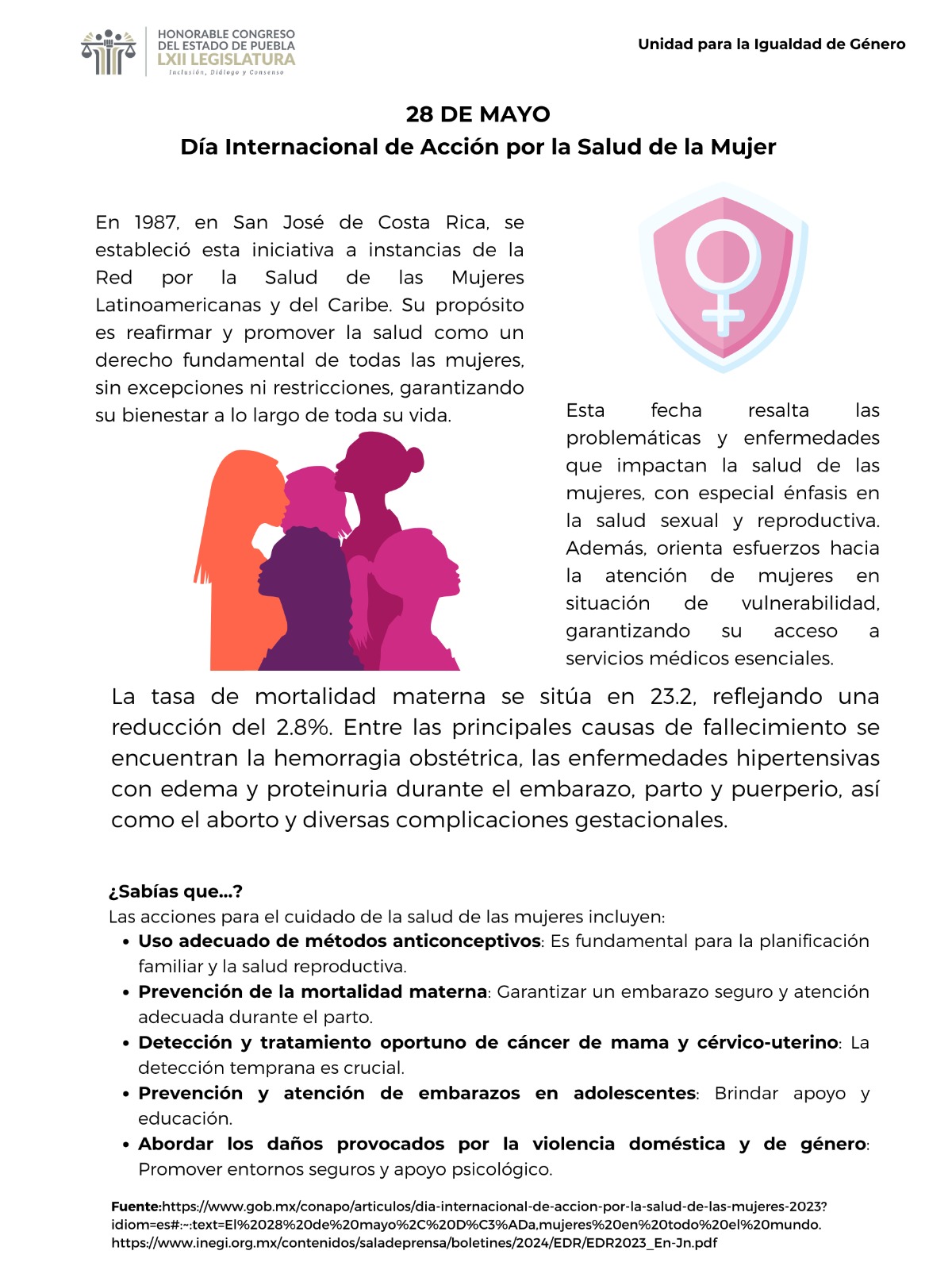 Día Internacional de Acción por la Salud de la Mujer